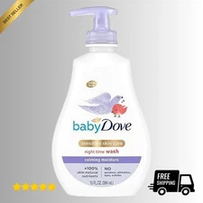 Baby Dove Sensitive Skin Care Baby Wash Calming Moisture, 13 oz,  Free Shipping.