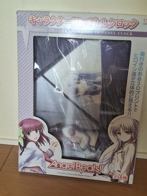 Angel Beats!Character 3D Panel Clock Kanade Yuri
