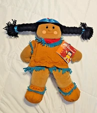 Rare VINTAGE Antique 1995 Stuffed Pocahontas Rag Doll- Excellent Condition