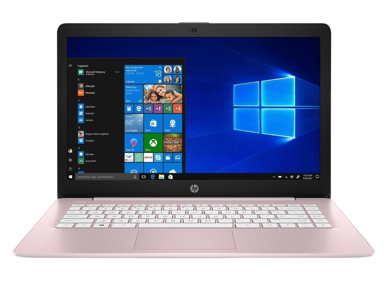 Laptop HP Stream 14-ds0012ds 1G0E0UA 14 Inches Laptop - Rose Pink - AMD