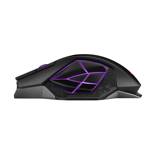 Mysz gamingowa ASUS ROG Spatha X (bezprzewodowa, przewodowa, 19 000 dpi, Aura Sync) - Zdjęcie 3 z 7