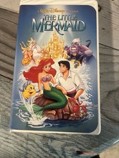 Walt Disney, The Little Mermaid Vhs Black Diamond Edition 913 Band Cover Rare