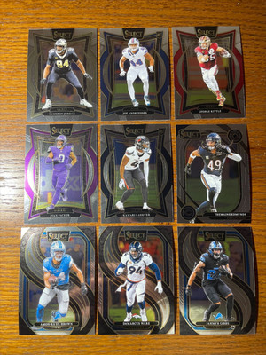 2024 Panini Select NFL Base Cards Complete Your Set You Pick