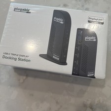 Plugable 13-in-1 USB-C Triple Monitor Docking Station New-Sealed