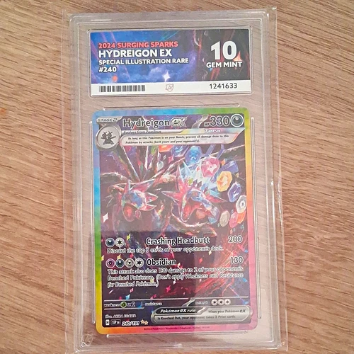 Pokémon TCG Hydreigon ex 240/191 Surging Sparks SIR Foil ACE 10