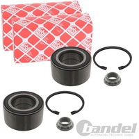 2X febi bilstein RADLAGER-SATZ Vorne Beidseitig Passend FÜR BMW 3 5 X3 X5