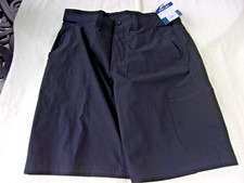 NWT Huk Next Level cargo shorts, black, men's M, L, XL, 10.5 in. ins.