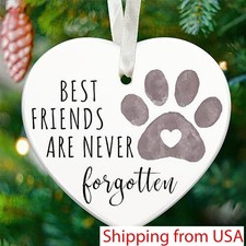Pet Memorial Ornament - Dog Memorial Gifts for Loss of Dog, Bereavement Gifts