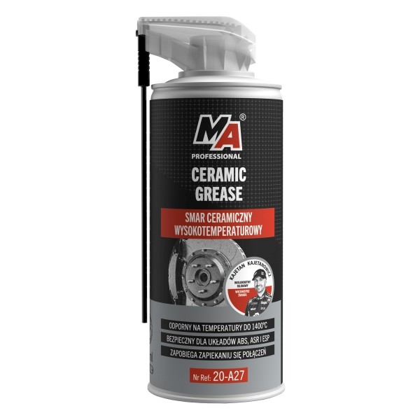 Graisse céramique anti grippage haute température 1400°C aérosol spray 400ml
