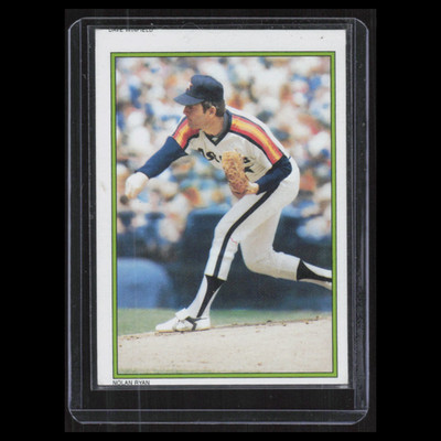Nolan Ryan (err Tom Browning on back) #49 1986 Topps Houston Astros Baseball MLB