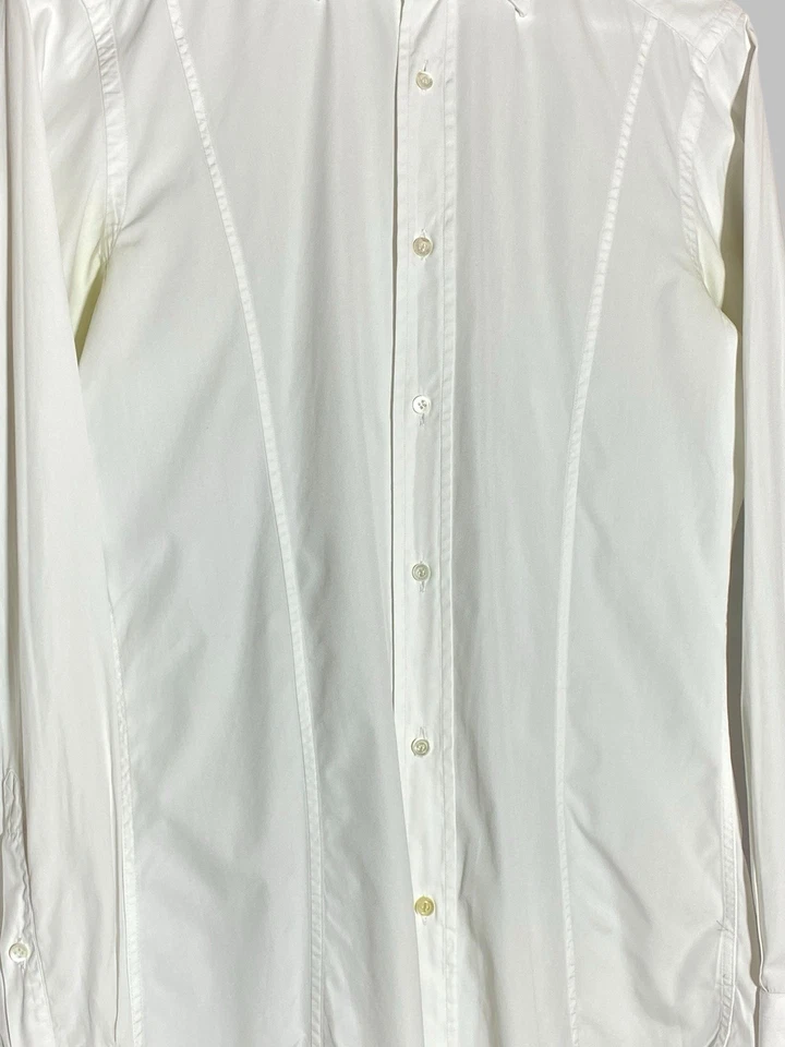 Vintage Gucci White Dress Shirt Long Sleeve Button Up Made In Italy Men’s - Image 3 of 4