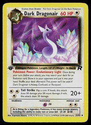 Dark Dragonair 33/82 Team Rocket 1st Edition Uncommon