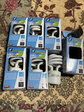 13W T2 Compact Fluorescent Super Mini-Spiral 4100K 6 Pack Topaz CFL 2 Pins
