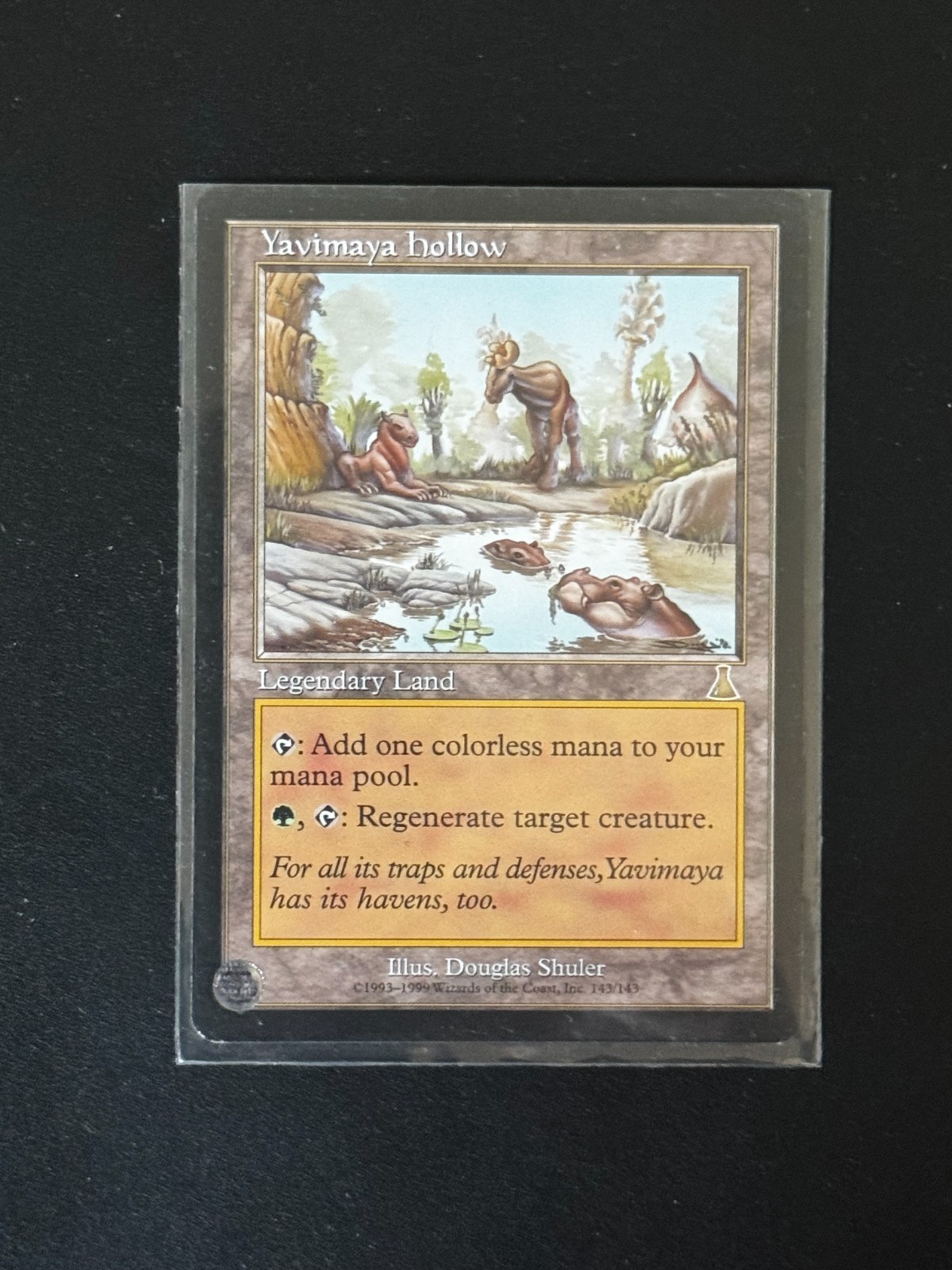 Magic: The Gathering Urza’s Destiny – Yavimaya Hollow #143 – Legendary Land – NM