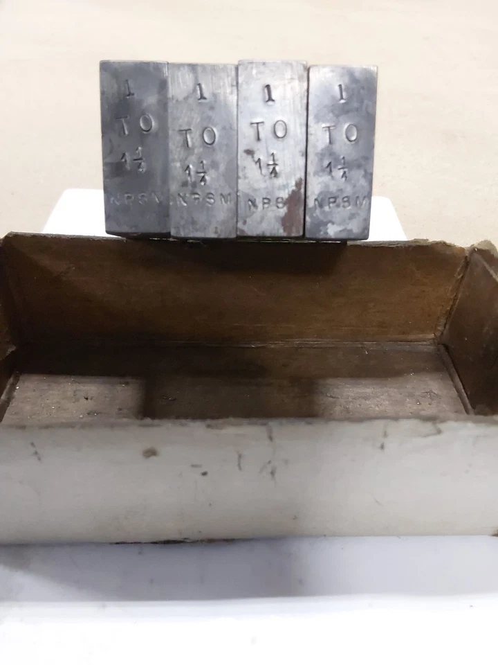 Oster 300 A3 1-4 Die Set #1, 2, 3,4 12214, 1" TO 1" 1/4 NPSM, - Image 2 of 2