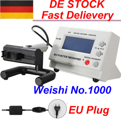  No.1000 Weishi Timegrapher Mechanische Uhr Timing Machine Multifunktions EU
