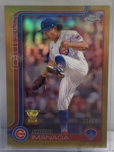 2025 Topps Chrome #149 Shota Imanaga True Gold Refractor 32/50