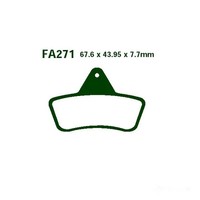 Bremsbelag BremsbeläGe EBC FA271TT Vorne FüR Arctic Cat Cat 400 FIS 2WD Bj. 2003