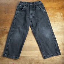 Vintage toddler black high waisted Wrangler jeans 2t 3t