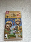 Super Mario Maker 2 Game Cartridge! Nintendo Switch! Tested