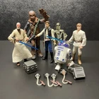 Star Wars Legacy Millennium Falcon Crew Han Solo Chewy Ben R2-D2 C-3PO Luke Set