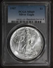 1987 (MS69) American Silver Eagle $1 ASE PCGS