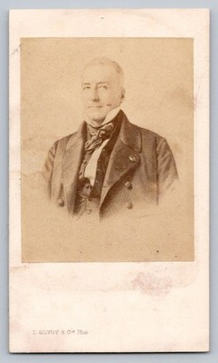 CDV 1865 Antoine d'Argout, Gouverneur der Banque de France (1782-1858) Foto