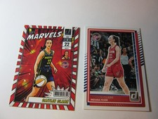 Lot of 2 Caitlin Clark  Trading Cards  Marvels #19 & #47