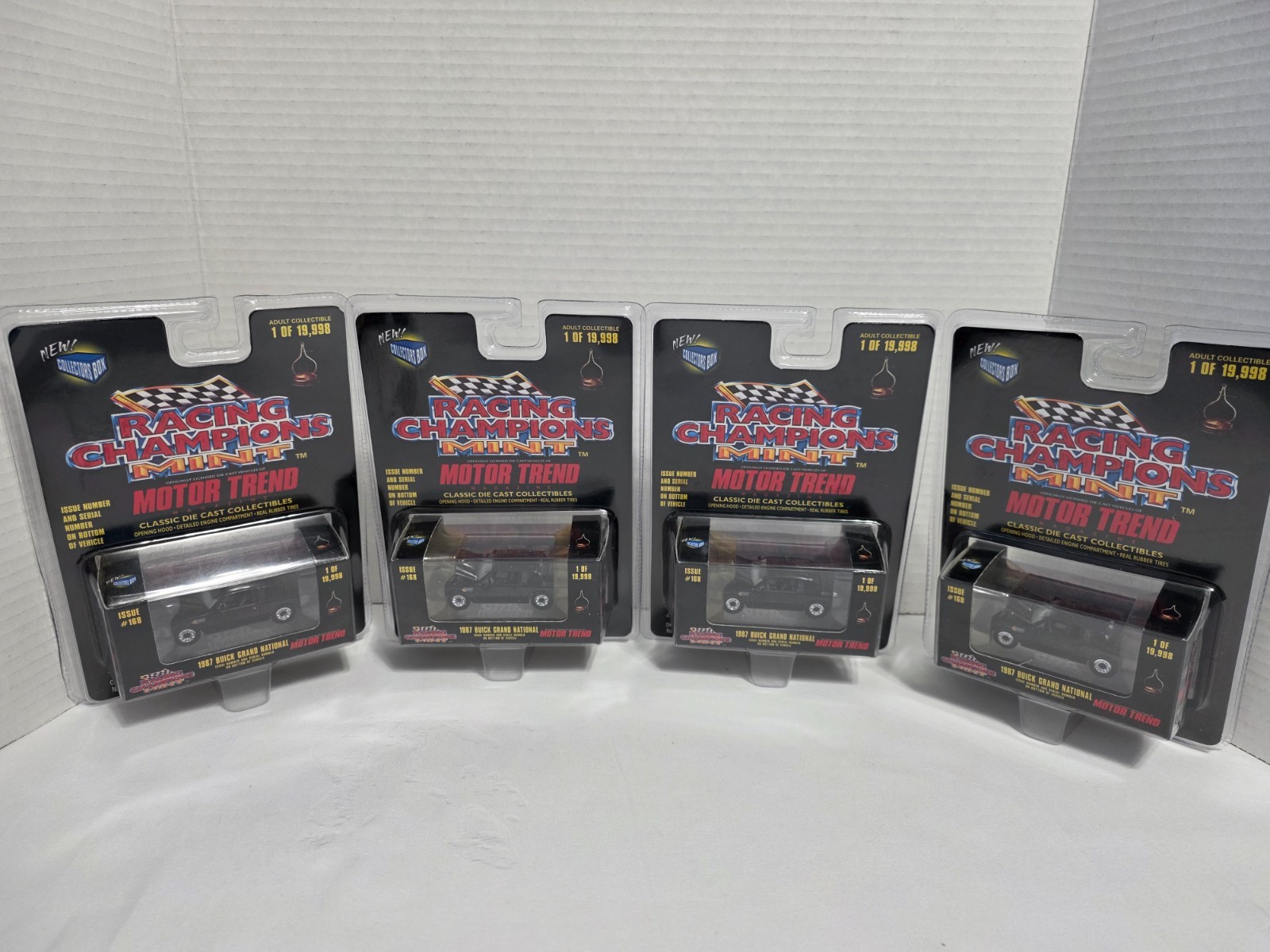 1987 BUICK GRAND NATIONAL BLACK ISSUE 168 RACING CHAMPIONS MINT MOTOR TREND CAR