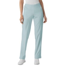 Wink Women's Flat Front Cargo Scrub Pant - Sky Blue, S Small Petite, Blue