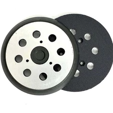 Backing Pad 8 Dust Holes A Foam Body Easy Installation Orbit Sander Round Hook