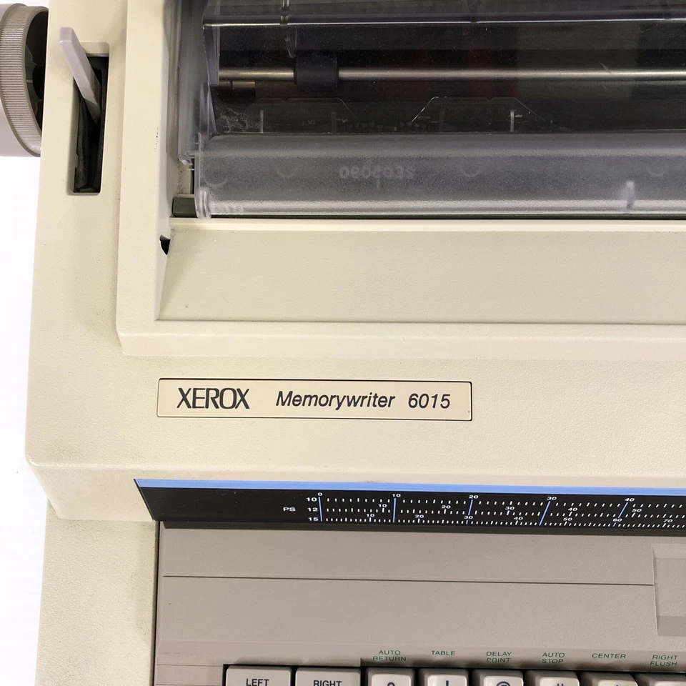 Xerox MemoryWriter 6015 Electric Typewriter - Powers on - READ Issues - Image 2 of 4