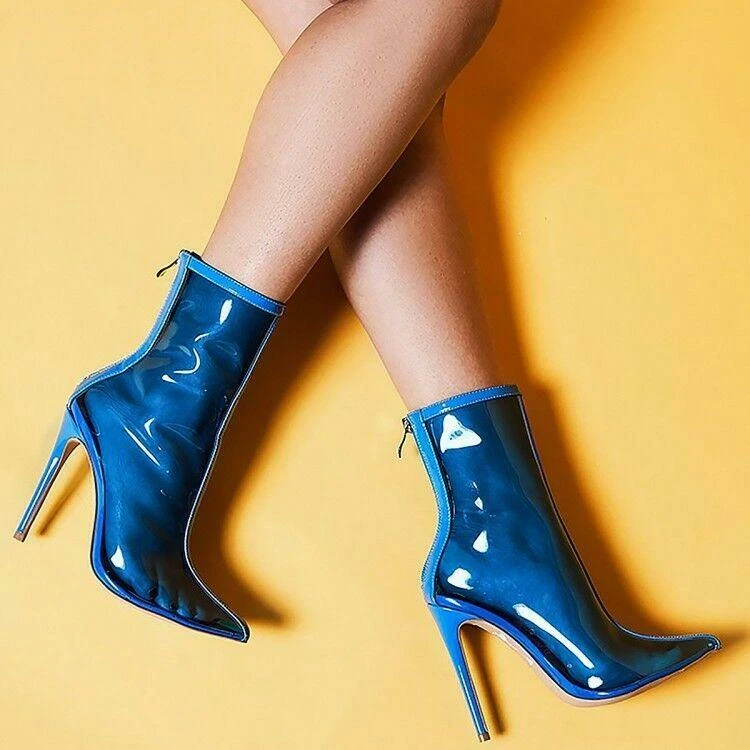 See through shop booties