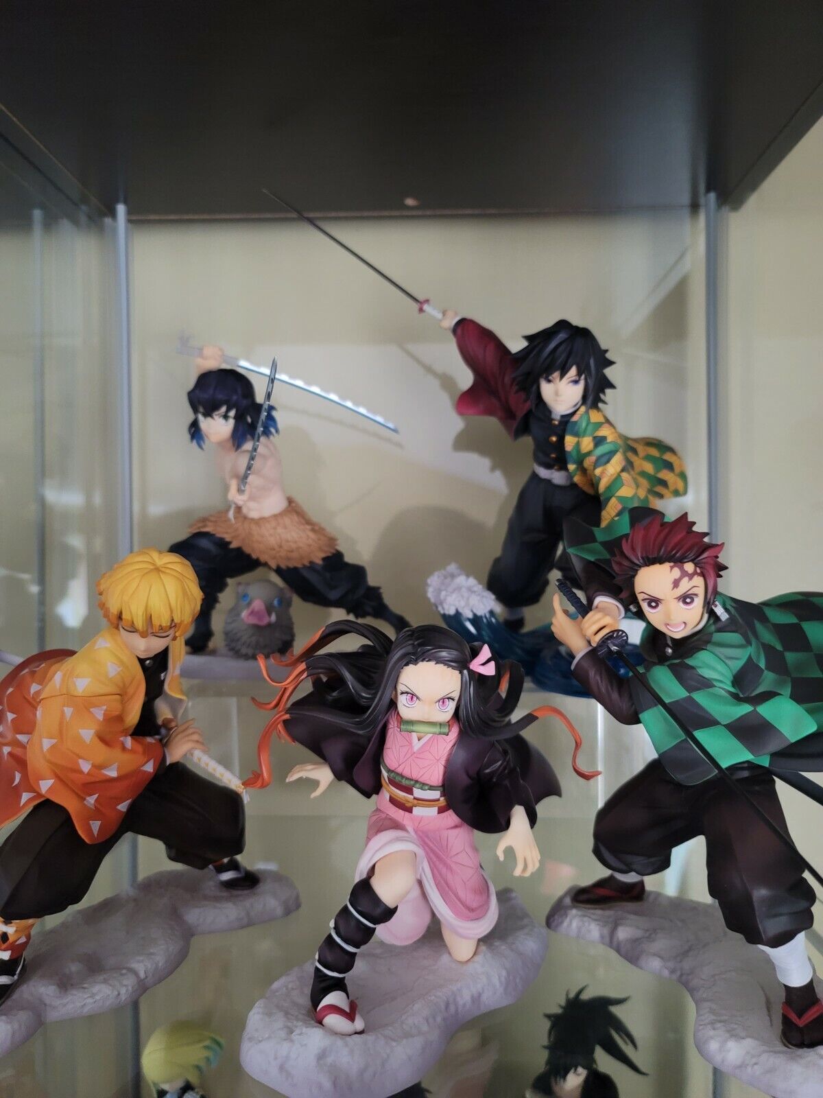 Demon Slayer Tanjiro Zenitsu Inosuke Action Figures Cute -  Hong Kong