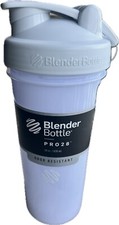 Blender Bottle 28 oz. Pro Series Shaker Bottle with Loop Top - White Color