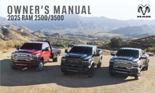2025 Dodge Ram 2500 3500 Truck Owners Manual User Guide