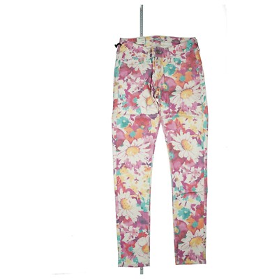 MAVI Serena Womens Jeans Pants Super Skinny Stretch Low R. W28 L32 Floral Multicoloured NEW