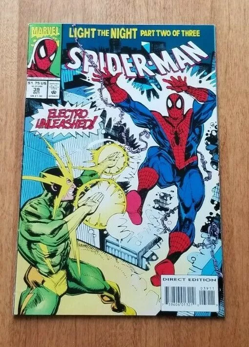 Spider-Man - #39 - Light The Night Part 2 of 3 - October 1993