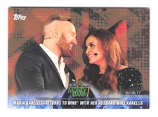 2018 Topps WWE Road To Wrestlemania Maria Kanellis Returns Mike Bronze 90