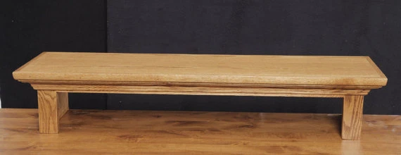 Suporte para TV riser/barra de som suporte tradicional moldura de coroa de carvalho - Imagem 2 de 4