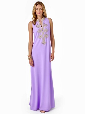 Lilly Pulitzer NWT Jane Maxi Dress Purple Iris $328 Size 12