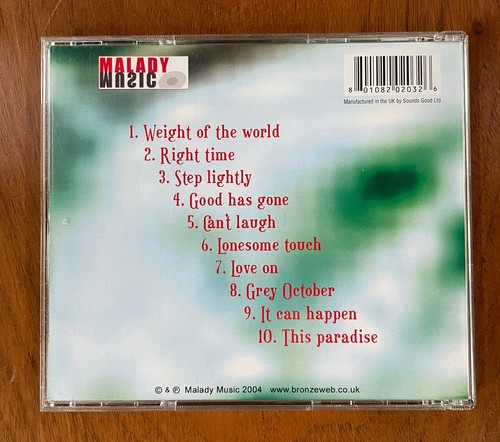A Common Prayer by Bronze CD (Paul Handyside of Hurrah!) Malady Music - 2004 - Imagen 2 de 3