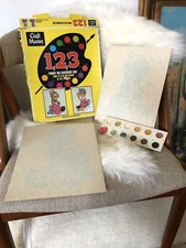 UNUSED Vintage 1973 CRAFT MASTER Paint By Number KIT 10248 MOD GIRLS Art Set MCM