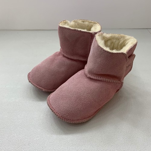 EMU Australia Bebé Niño Rosa Gamuza de lana de oveja Abotinados Botas Talla  12-18 Mo | eBay