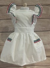 PLEASANT COMPANY American Girl MOLLY White Birthday Dress Retired Vintage 1994