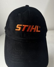 STIHL Hat Cap Spellout Work Employee Logo Outdoor Power Equipment Strapback