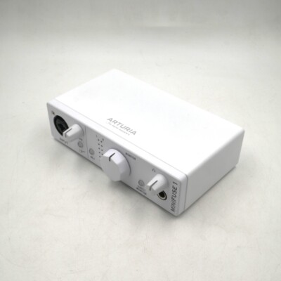 Arturia MiniFuse 1 Portable 1x2 USB Type-C Audio Interface | White **OPEN BOX**