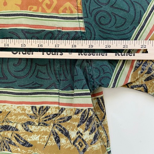 The Territory Ahead Colorful Floral Beach Tribal Hawaiian Shirt Mens Medium - Picture 7 of 8