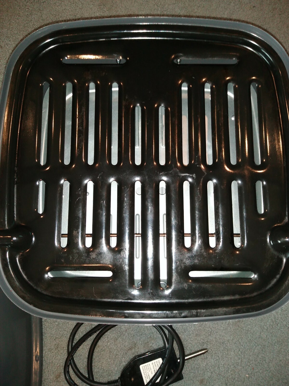 Pampered Chef INDOOR OUTDOOR Portable GRILL Electric or Charcoal