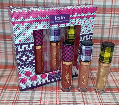 Tarte Limited Edition Fall Feels Hygge & Kisses Tartiest REMIX Lipgloss Trio 